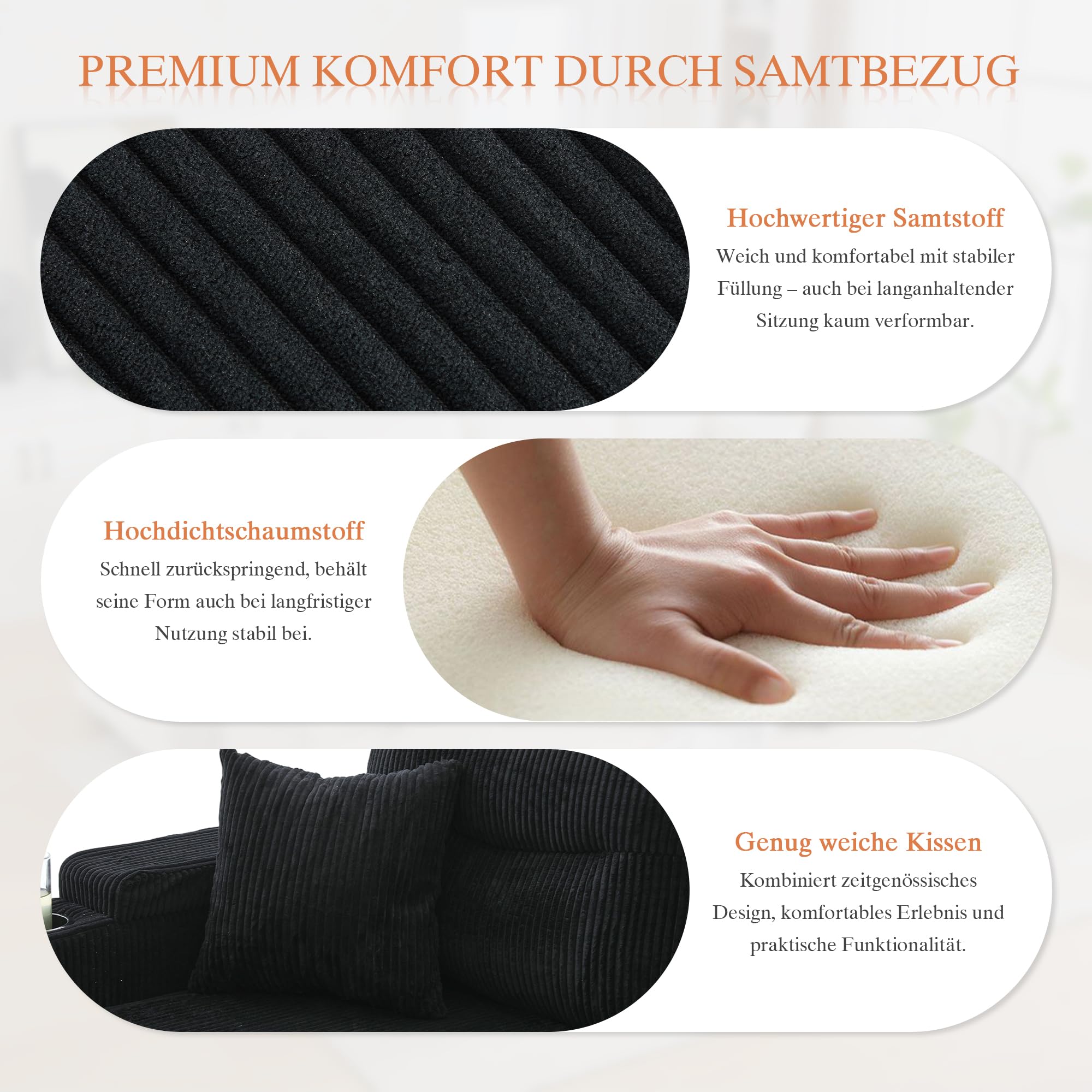 Canapé Convertible, Canapé lit modulable en U avec lit gigogne et méridienne de Rangement, canapé d'angle Convertible 2 à 4 Places avec 2 Porte-gobelets et Ports USB pour Salon