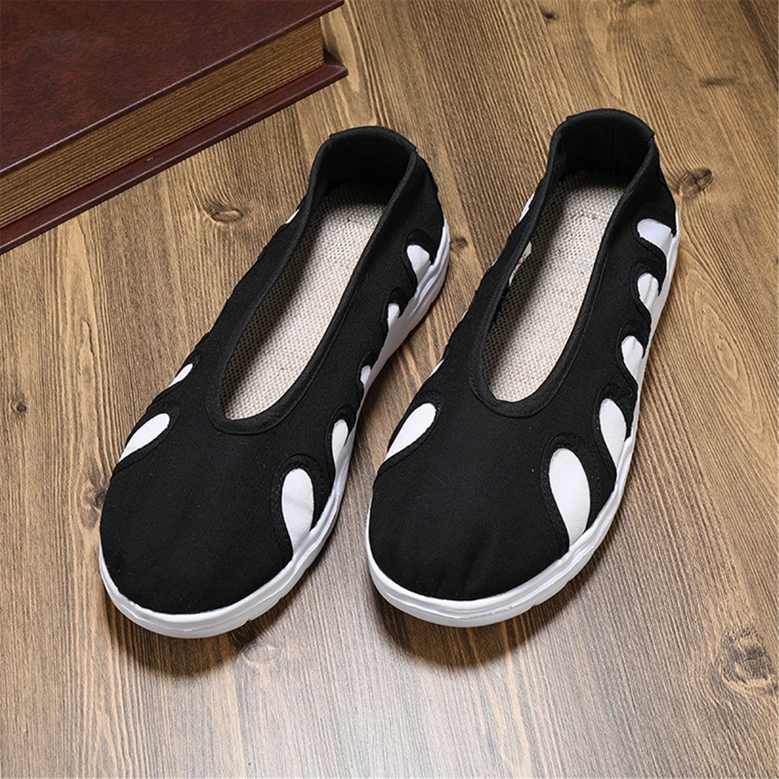 Tai Chi Scarpe Leggerissime Kung Fu Arti Marziali per Uomo E Donna con Suola Antiscivolo, Calzata Comoda, Taoiste per Istruttori di Qigong