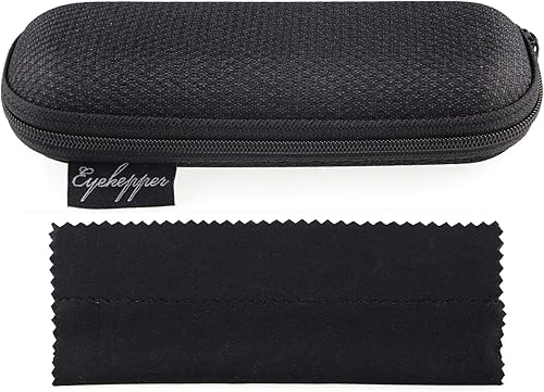 Miniatura 5 de Eyekepper Half-Rim - Anteojos de lectura para mujer con memoria de puente de titanio (plomo,+1.50)