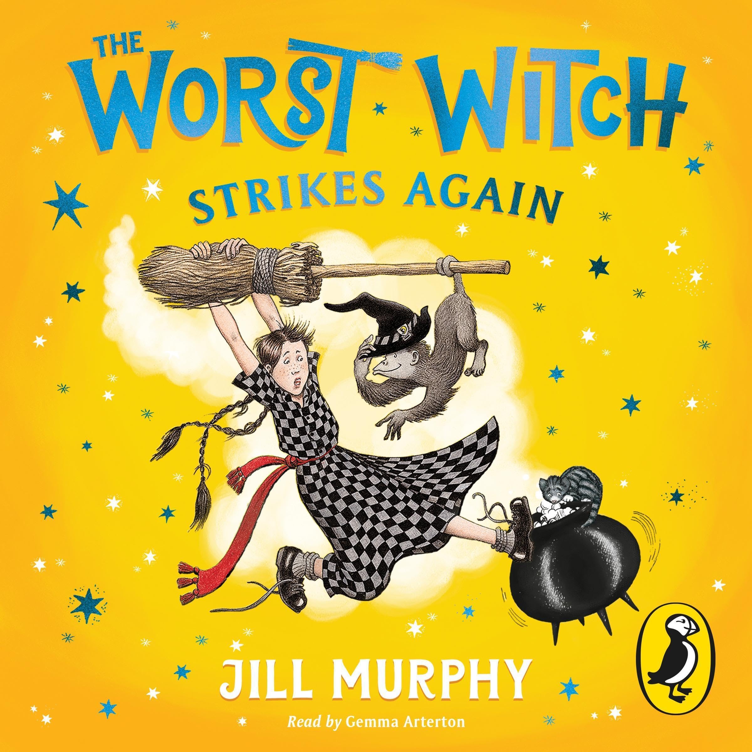 Cover art for The Worst Witch Strikes Again