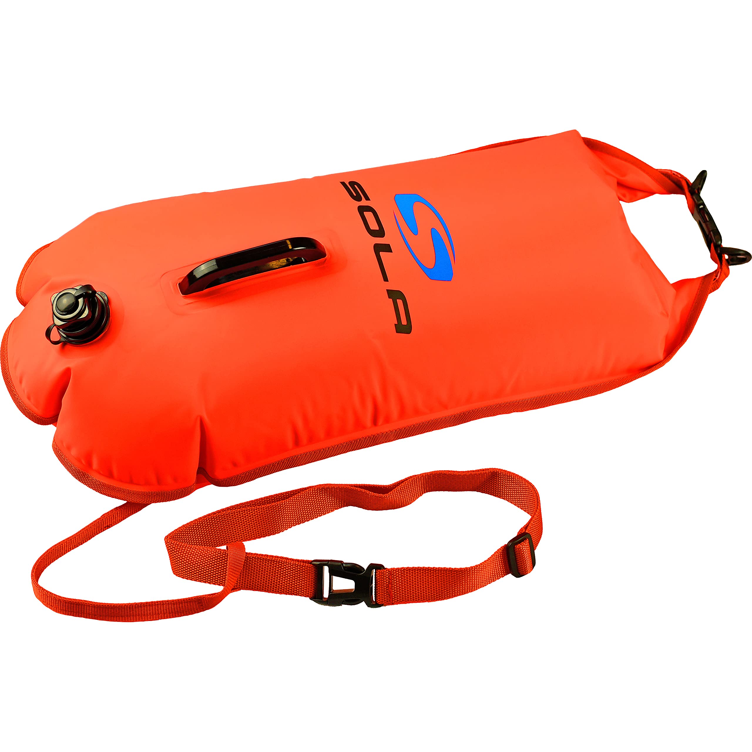 SOLA Open Water Swim Float Dry Bag 28L - Orange A0031