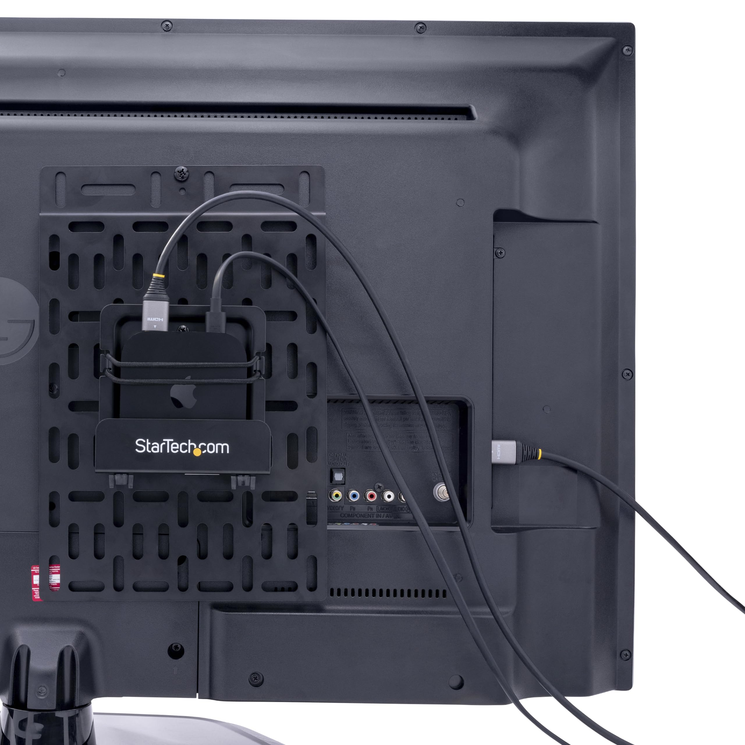 StarTech Soporte Universal TV - Reproductor Multimedia o Apple TV - 5kg | Ideal para modems, routers, conmutadores y extensores de video, Incluye bridas reutilizables