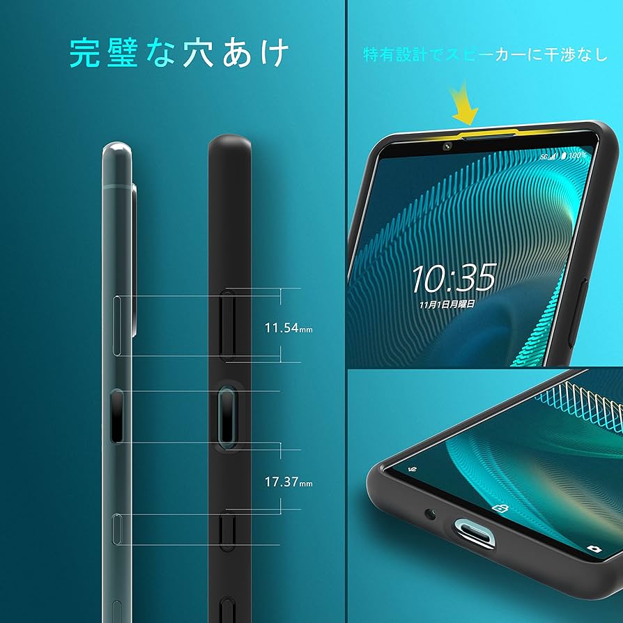 Amazon.co.jp: SONY Xperia 5 III 用 ケース クリア [SO-53B / SOG05