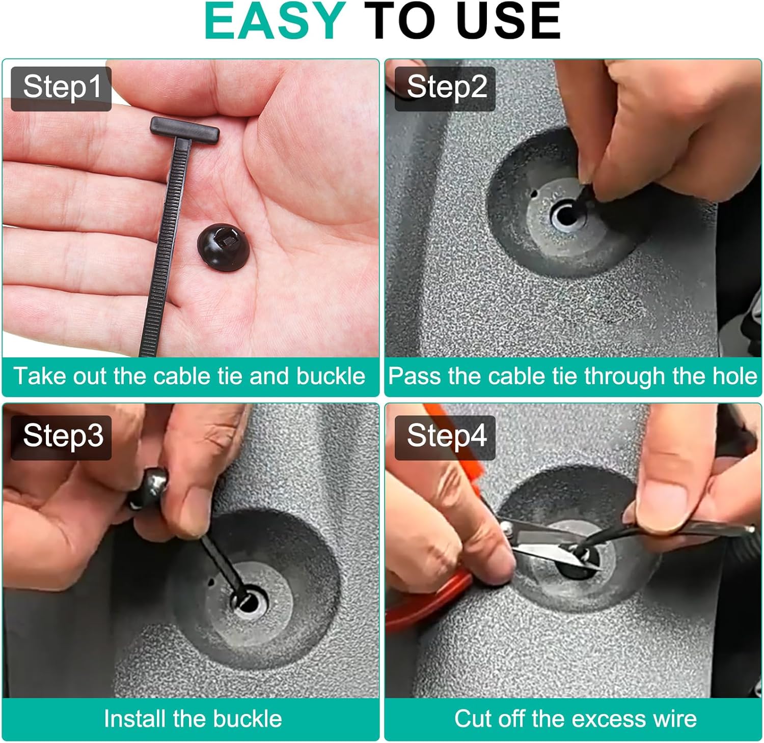 Nylon Universal Cable Tie Bule - New Multifunctal Nylon Zip Ties,