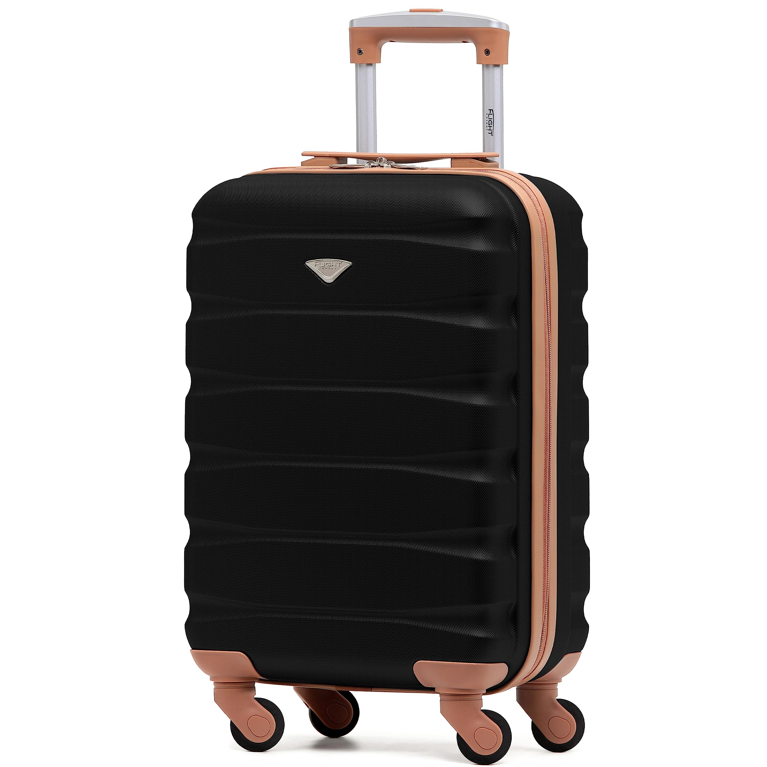 Flight Knight 56x45x25 EasyJet Cabin Bag, Jet2, British Airways Suitcase - Lightweight Small Durable 4-Wheel Cabin Case, Maximum Carry-On Size, ABS Hard Shell, 10kg Hand Luggage Bag- 56 x 45 x 25 — view 106