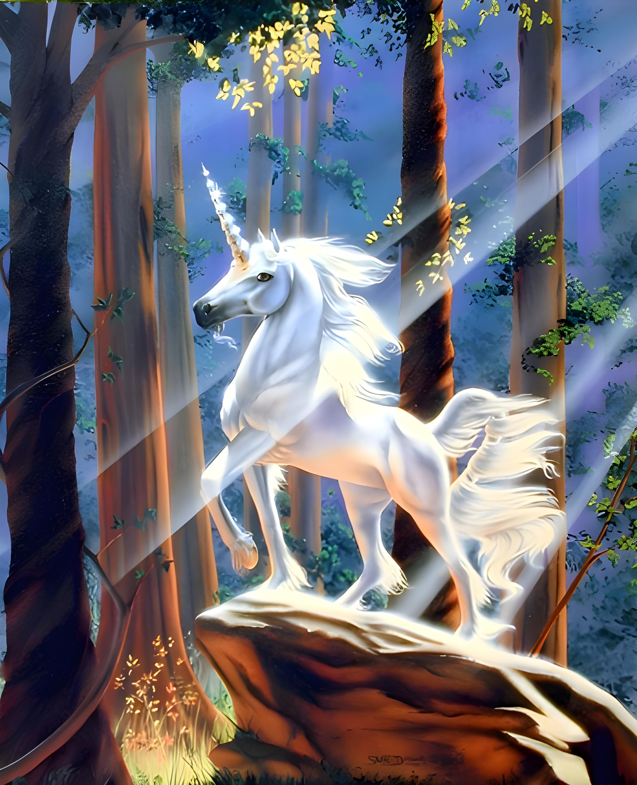 Amazon.com: Impact Posters Gallery Light in the Forest Sue Dawe