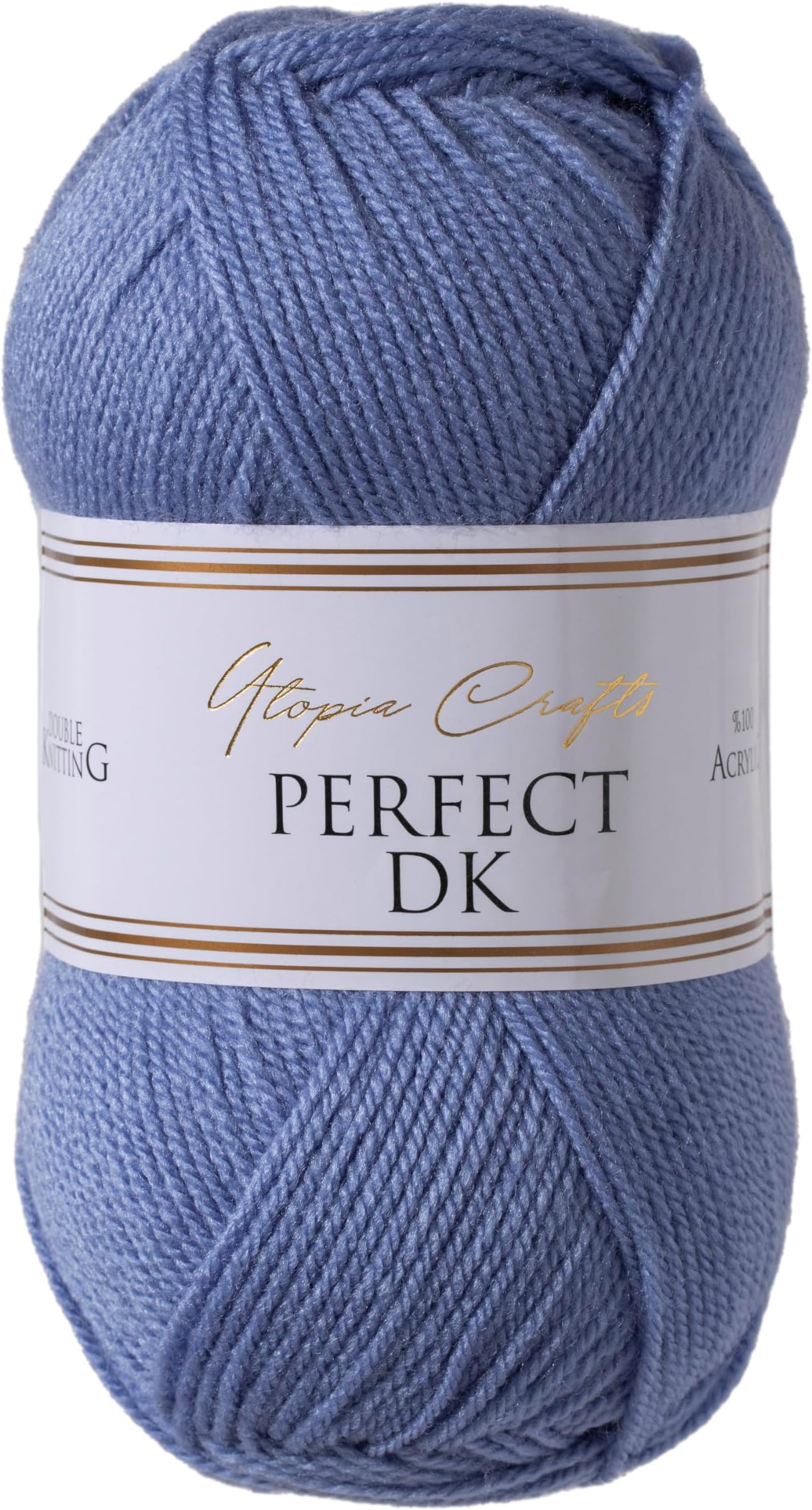 Utopia Crafts DK Double Knitting Yarn 100g (1, Cloudy Blue)