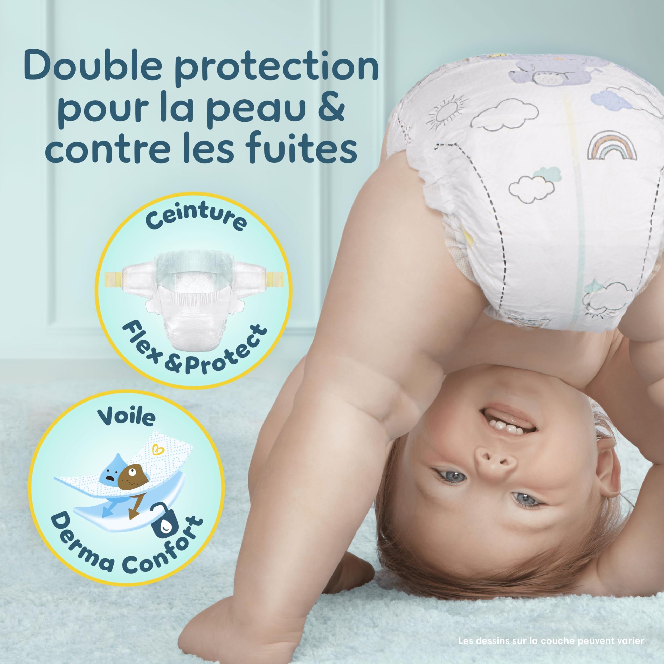 Pampers Premium Protection Taille 5, 186 Couches, 11kg-16kg, Notre N°1 Pour La Protection De La Peau Et Contre Les Fuites - 5