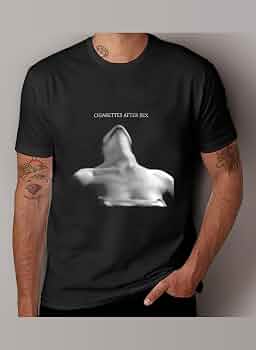 Cigarettes-After-Sex-T-Shirt-Custom-t-Shirts-Design-Your-own-Boys-White-t- Shirts-Mens Black L : Amazon.co.uk: Fashion