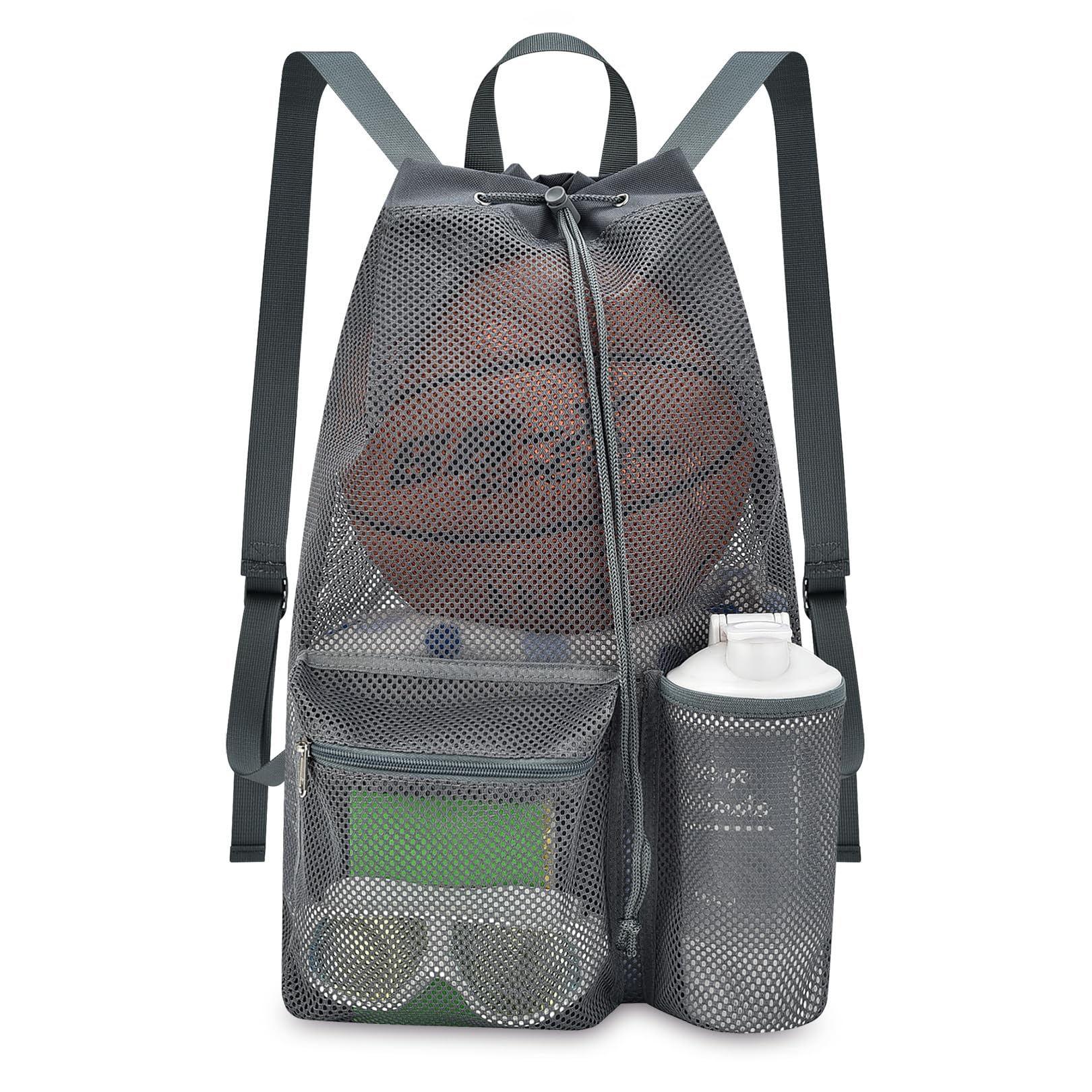 Mildbeer Large Drawstring Backpack for Men Women Athletic Gym Sports Workout Beach Swimming Commuting Travel