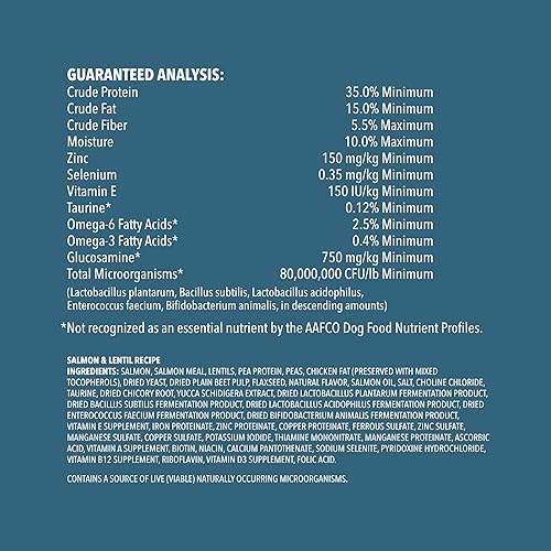 Miniatura 4 de Tienda Brand - Wag Dry - Comida para perros con receta de salmón y lentejas, 24 libras (paquete de 1)