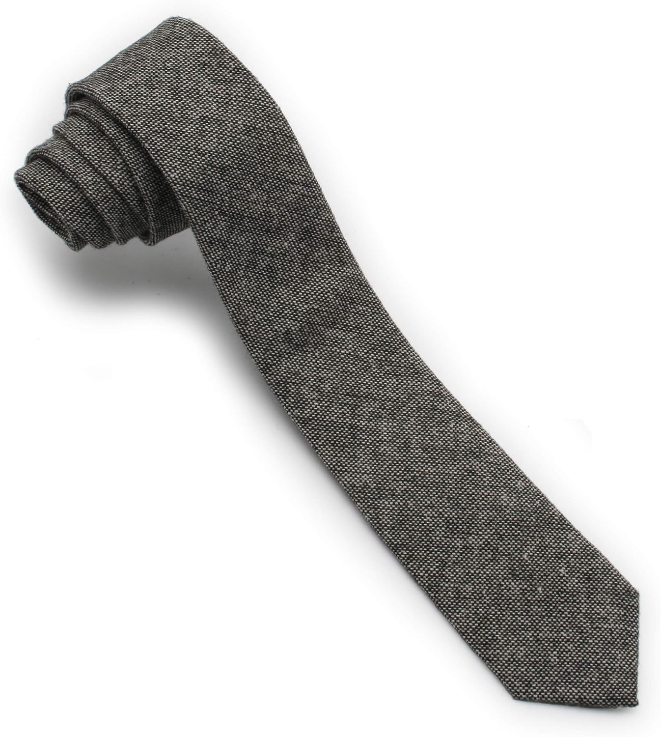 Ruth&Boaz Men's Wool Blend Skinny Necktie Tie
