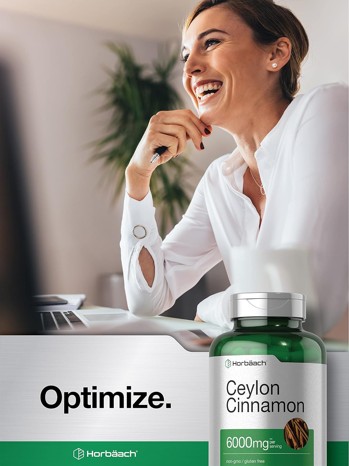 Ceylon Cinnamon Capsules | 6000 mg | 150 Count | Non-GMO & Gluten Free Pills | by Horbaach : Health & Household
