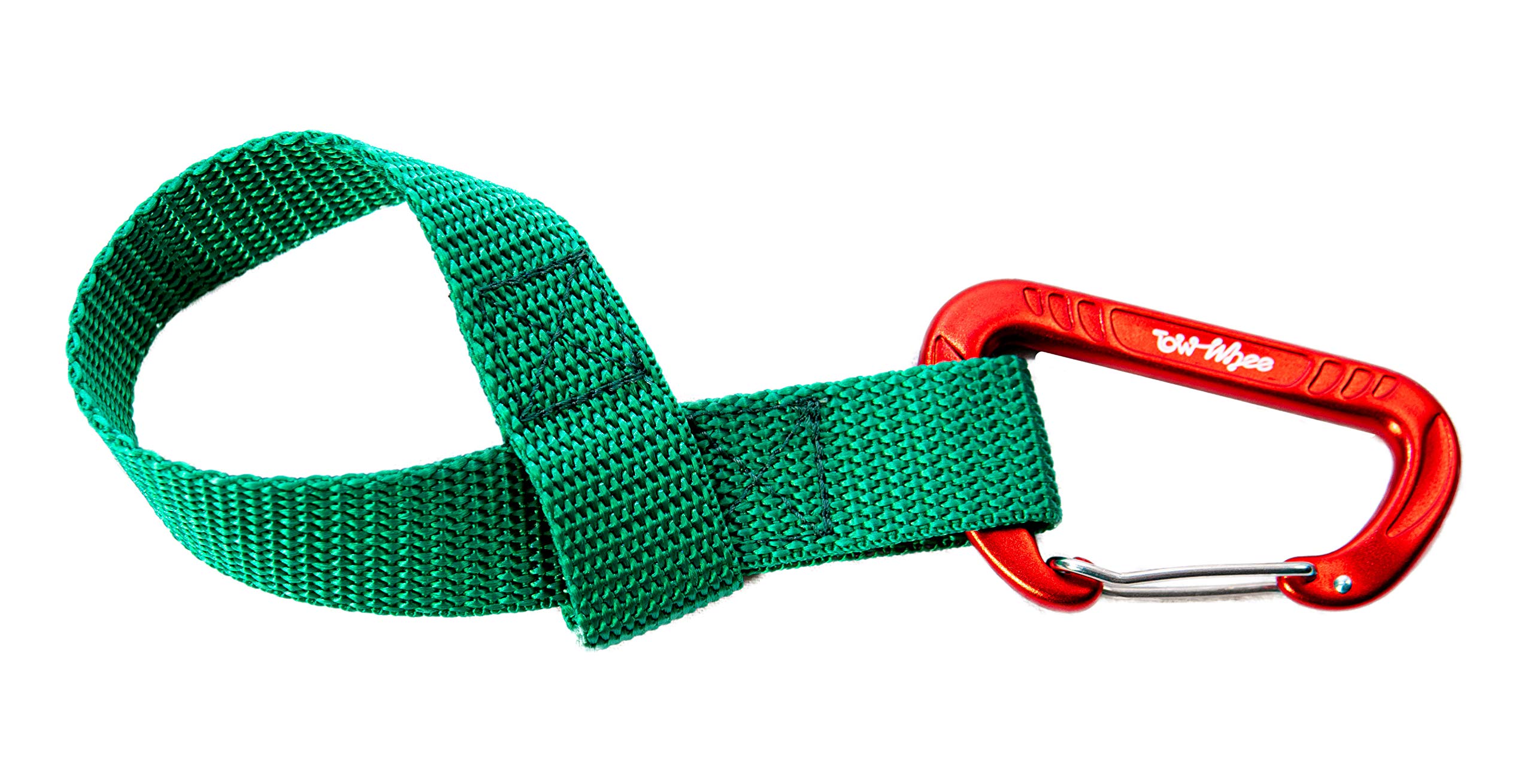 TowWhee - Quick Loop with Carabiner - Quickly Attach Adventure Tow Bungee to Any Bike Handlebar or Seat