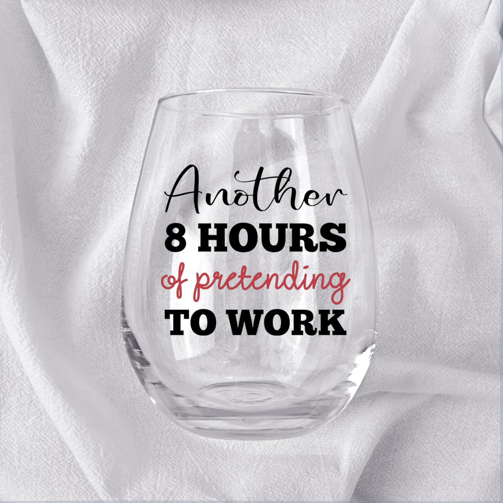 Joymaking Wine Glass Gift for Colleagues Christmas Gifts for Men Who Have Everything Funny Wine Glass for Men Presents for Women who Have Everything Work Colleagues Gifts - Image 3