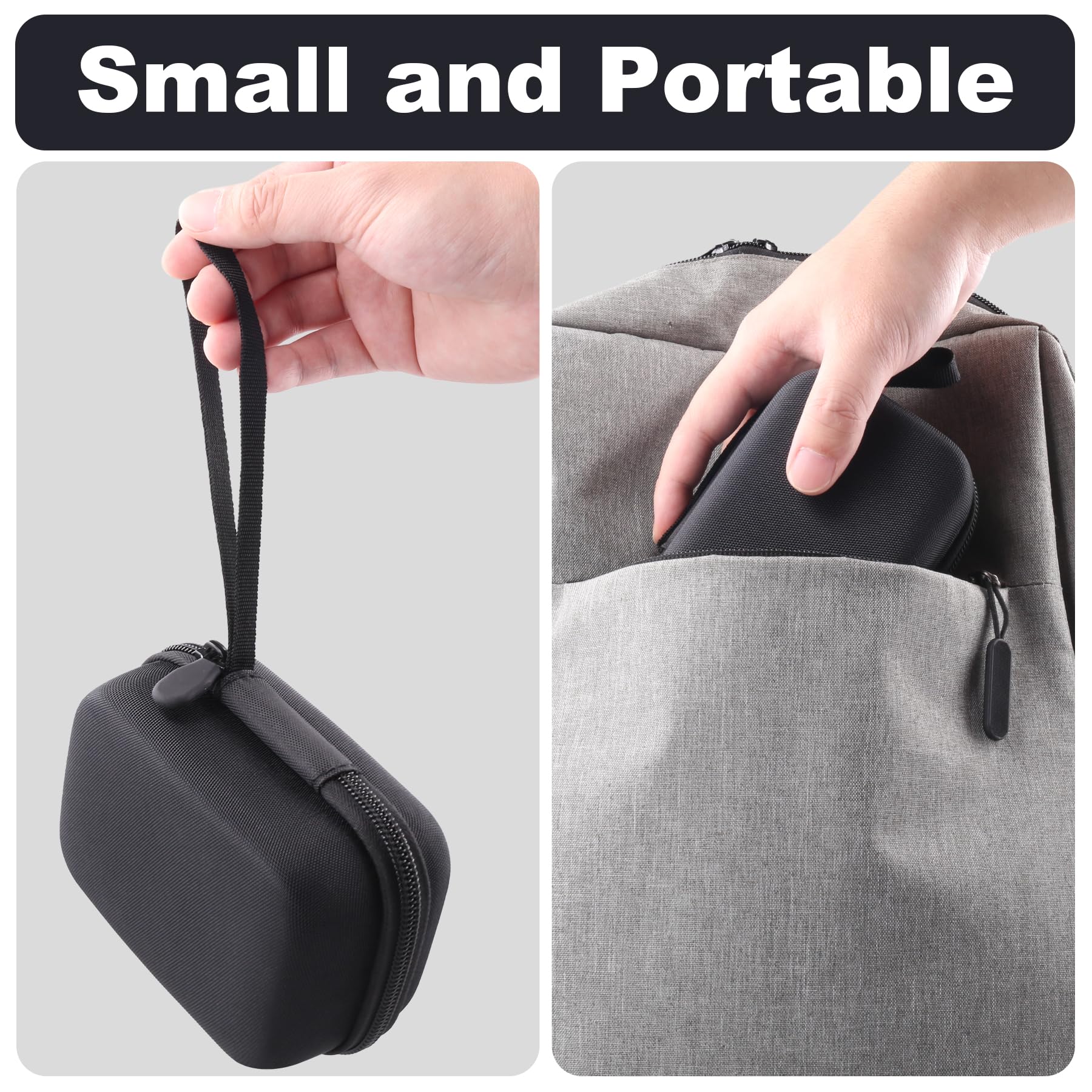 Aenllosi para Zoom H2essential/H2n Estéreo Grabadora portátil Estuche rígido Protector para Transporte, Negro (Solo Estuche)