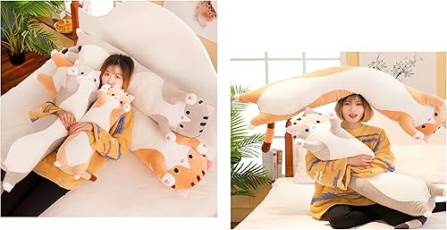 Miniatura 6 de Long Cat Pillow Plush Soft Plush Throw Body Pillow Mother's Day Gifts Cat Lover Birthday Gifts Long Pillows For Bed Sleeping Pillow for Kids