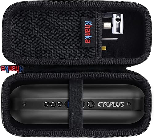 Miniatura 2 de Khanka Reemplazo de estuche rígido para compresor de aire recargable de bomba de neumáticos de bicicleta CYCPLUS, inflador eléctrico portátil de
