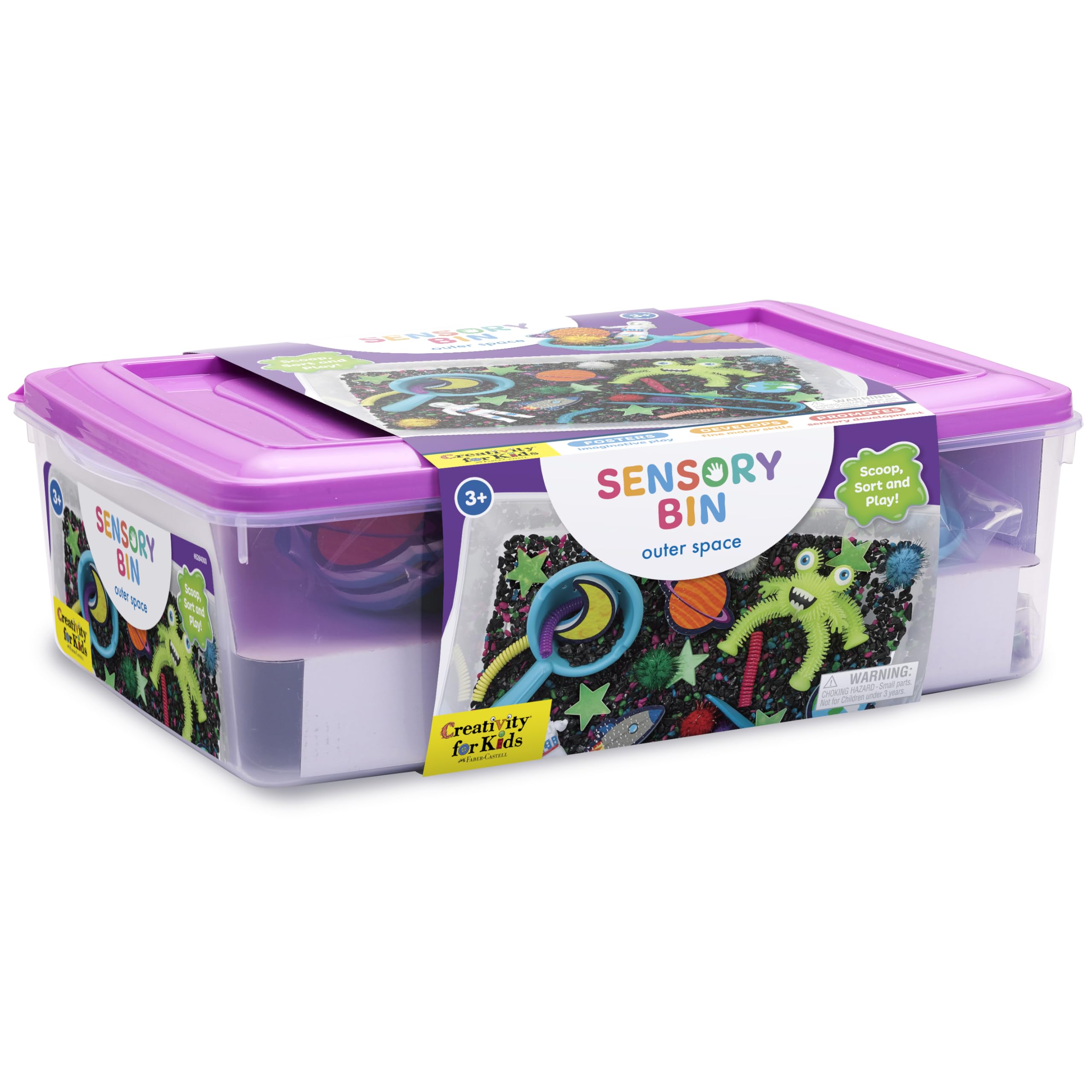 Creativity for KidsSensory Bin Outer Space is a Educational space-themed sensory play kits For kids