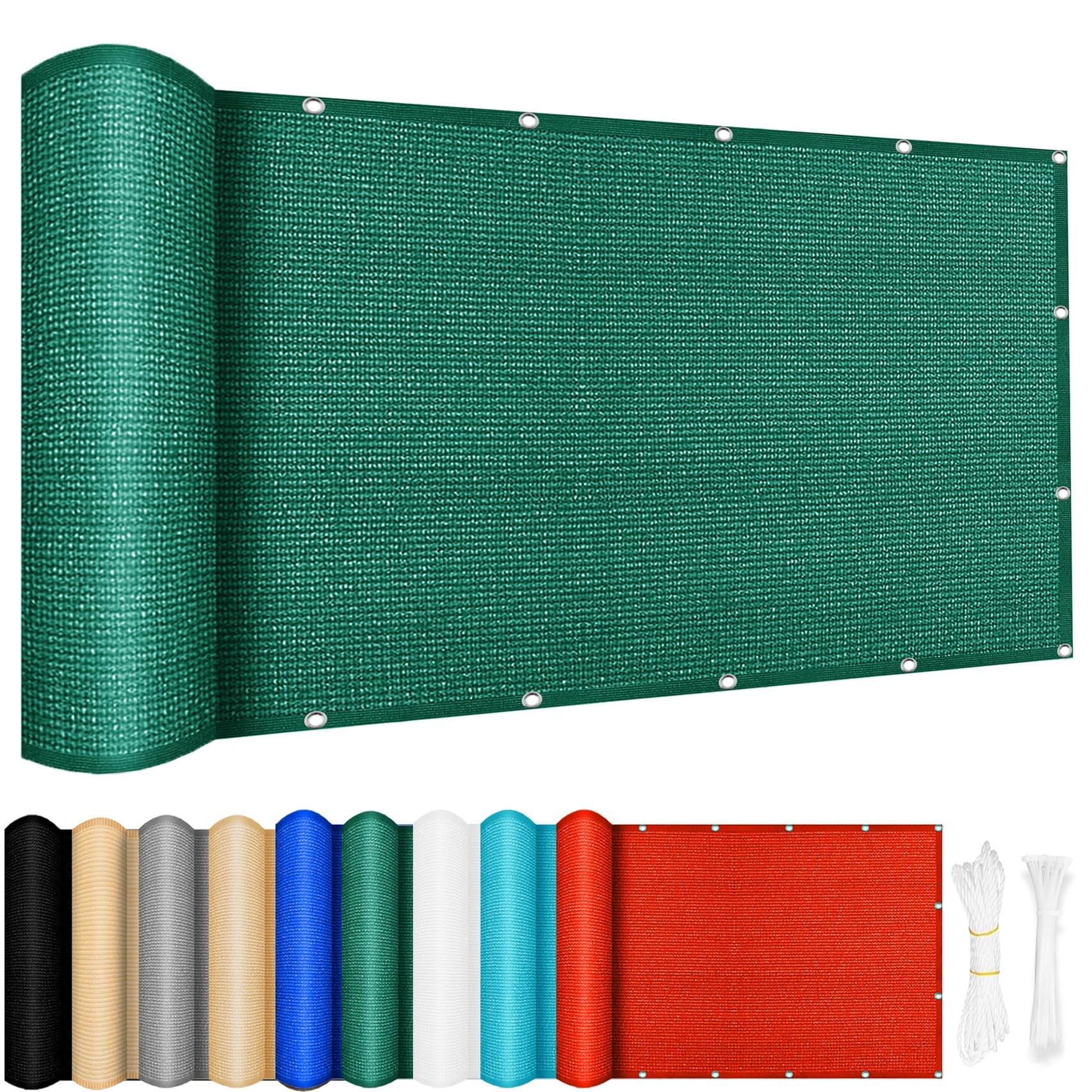 Store rectangulaire 120x340 protégeant du soleil sur le balcon
