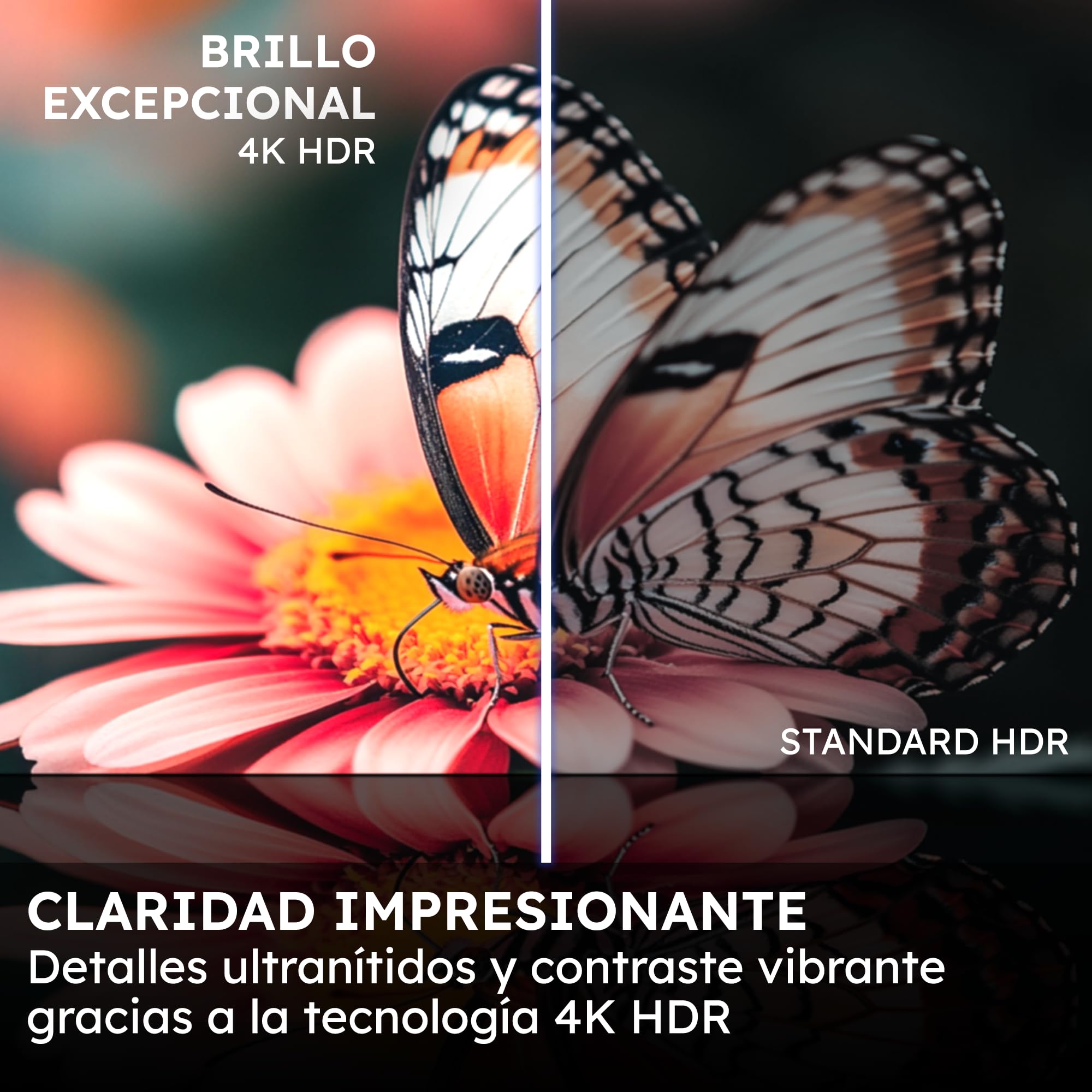 Haier Direct LED 4K UHD H43K85FUX 43 Pulgadas, Smart TV, Google TV, Dolby Audio, HDR 10, Smart Remote Control, Google Assistant, Bluetooth 5.1, DBX TV, HDMI 2.1 x 4, Sin Marcos, 2024