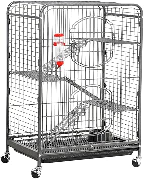 costoffs 4-Tier Ferret Cage with Rolling Stand