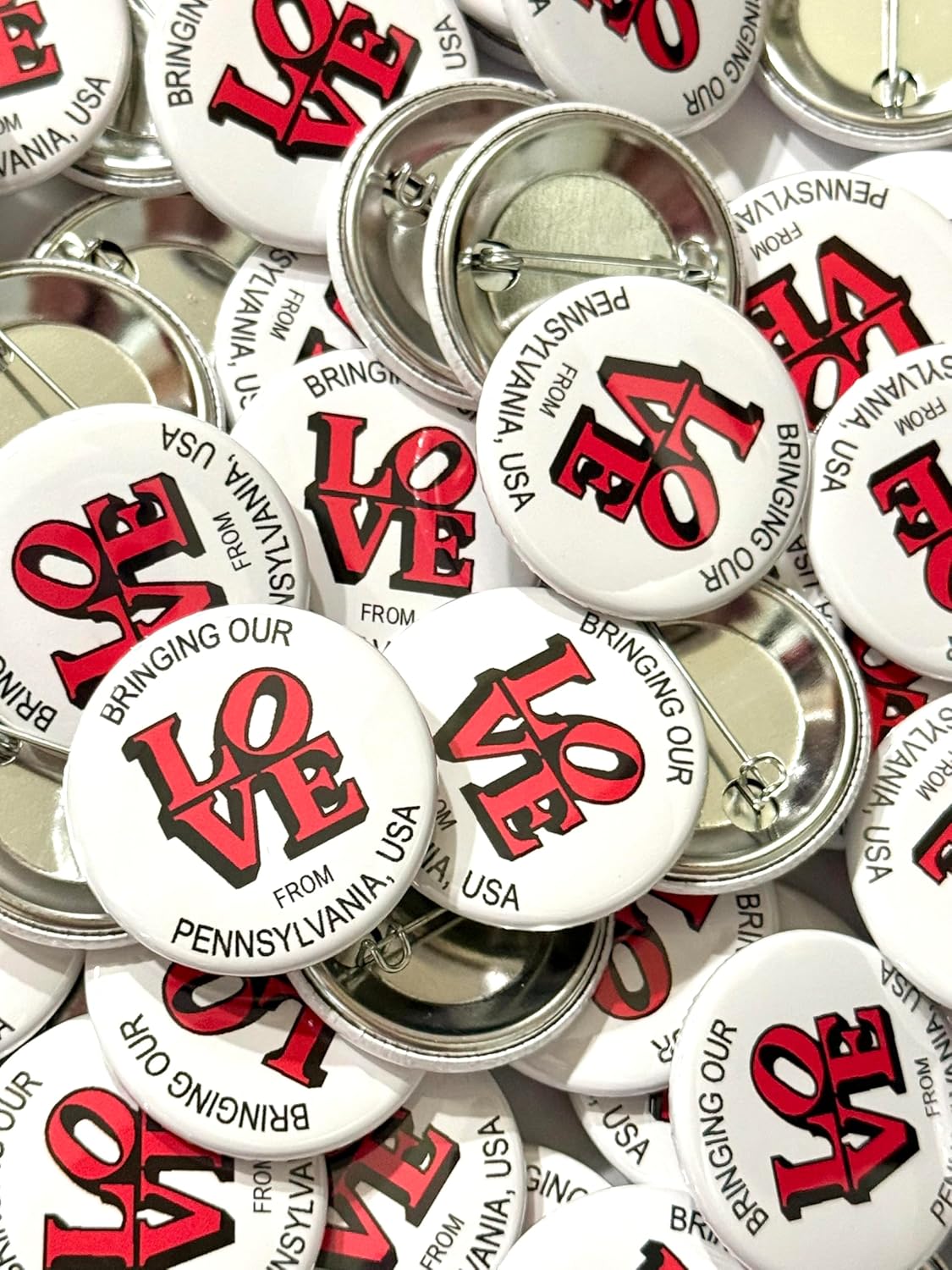 JW Convention Pins 2026 Pennsylvania Button Eternal Happiness (1.5", Set of 100)