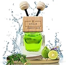 Vitalia Essentials (FOREST) Car Air Freshener | Reed Diffuser Style | Strong Blend | Masks All Odours | Free Refills with all packs
