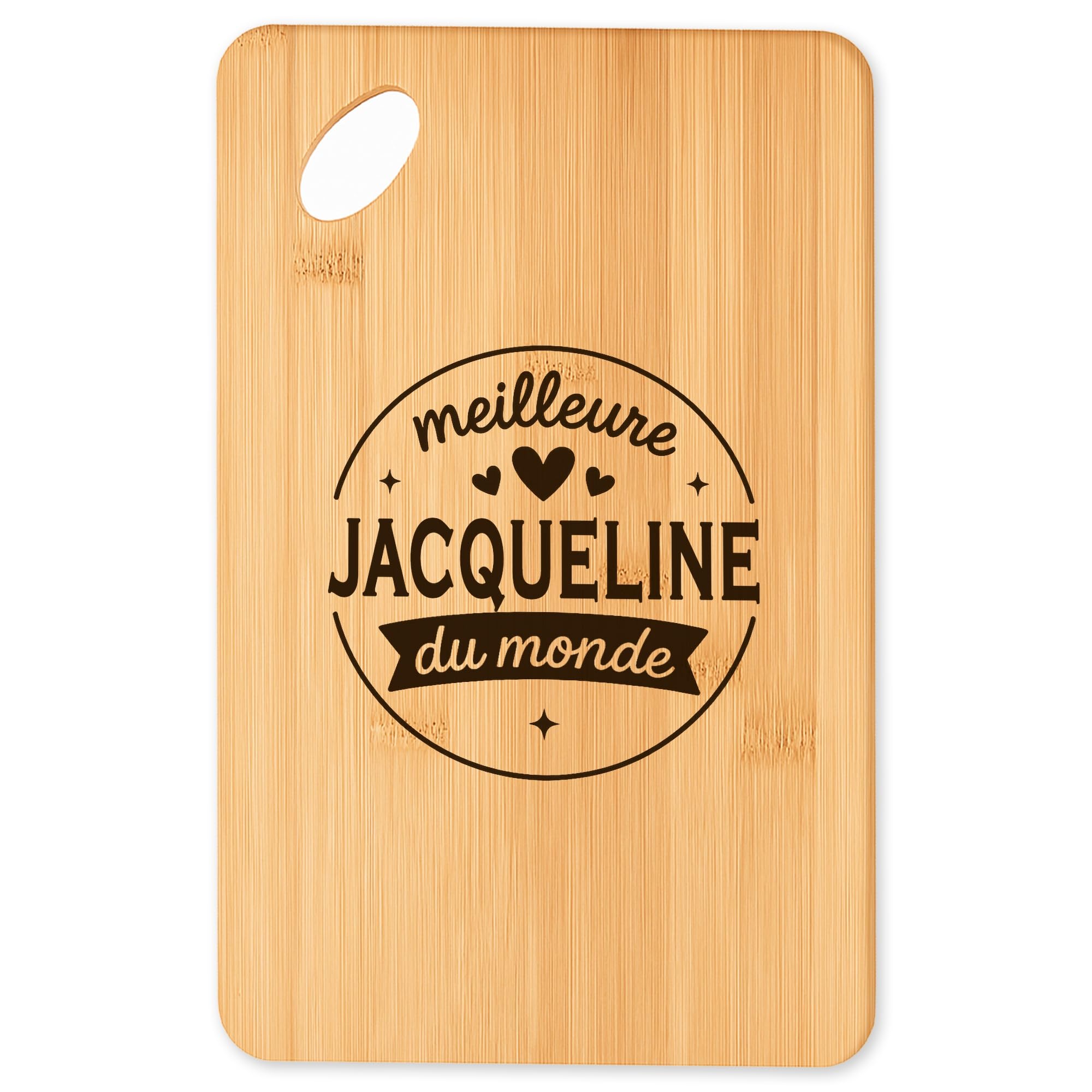 Planche à découper en bambou Jacqueline idéale pour vos soirées apéro et barbecue