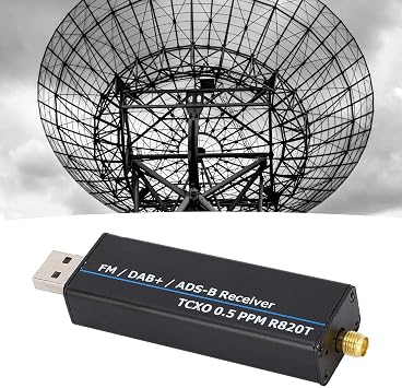 RTL SDR Receiver, 100kHz-1766MHz with 0.5PPM TCXO