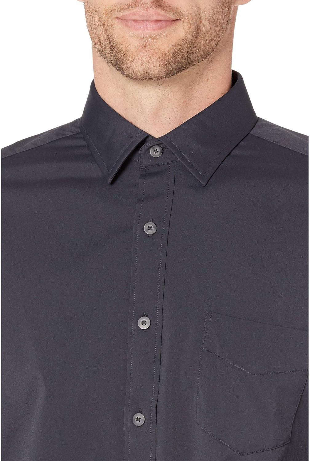 UNTUCKit Long Sleeve Performance Solid Shirt for Men