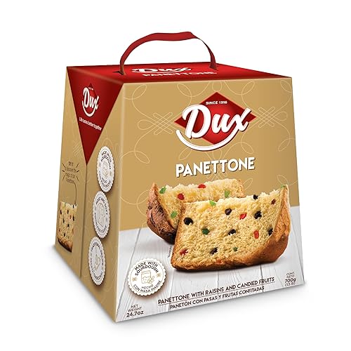 Varesi Panettone, pan de masa madre con frutas secas, 24.69 onzas (1 paquete), regalo y aperitivo de vacaciones y anfitrión