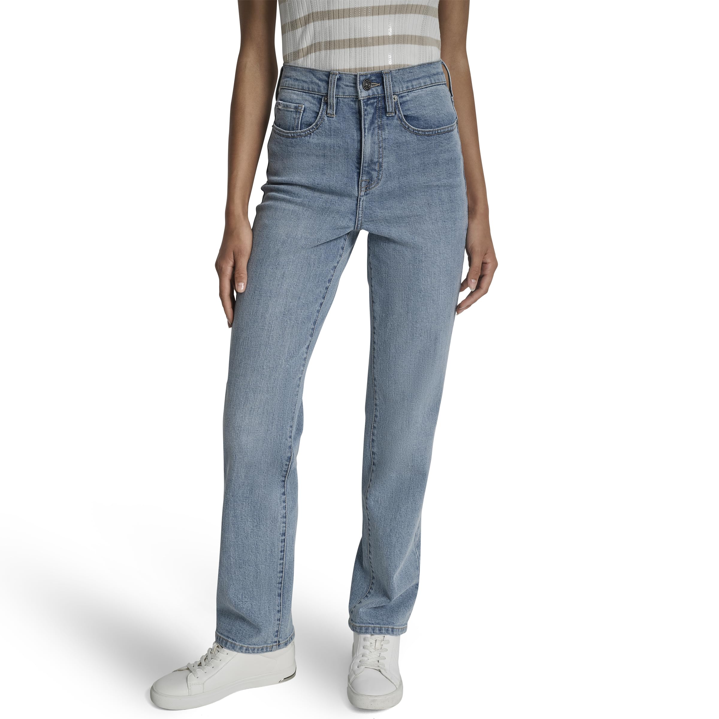 

                                                    DKNY Women's High Rise Classic Straight Jean, Brya