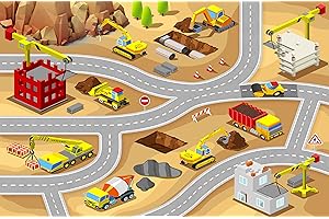 Construction Rugs for Boys Room