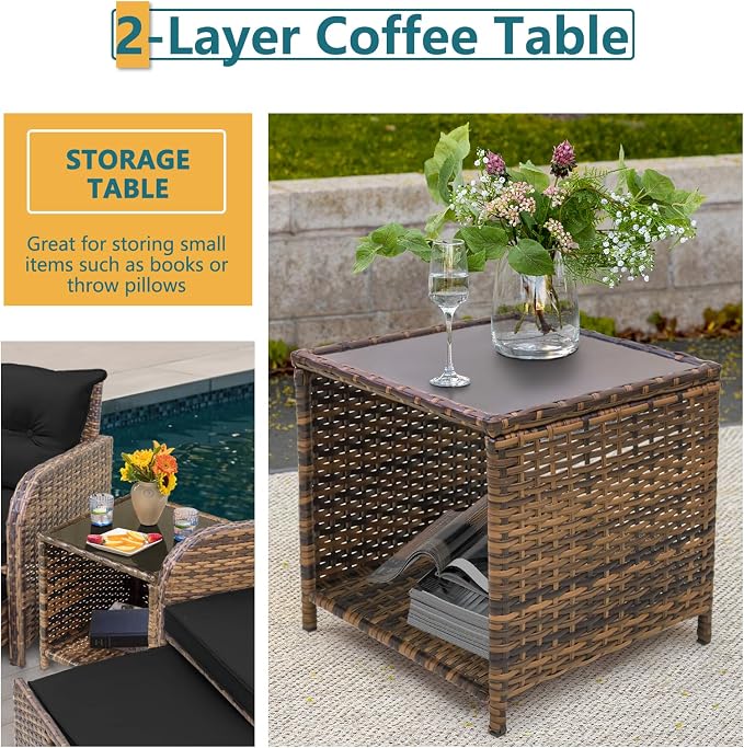 Outdoor Wicker Set