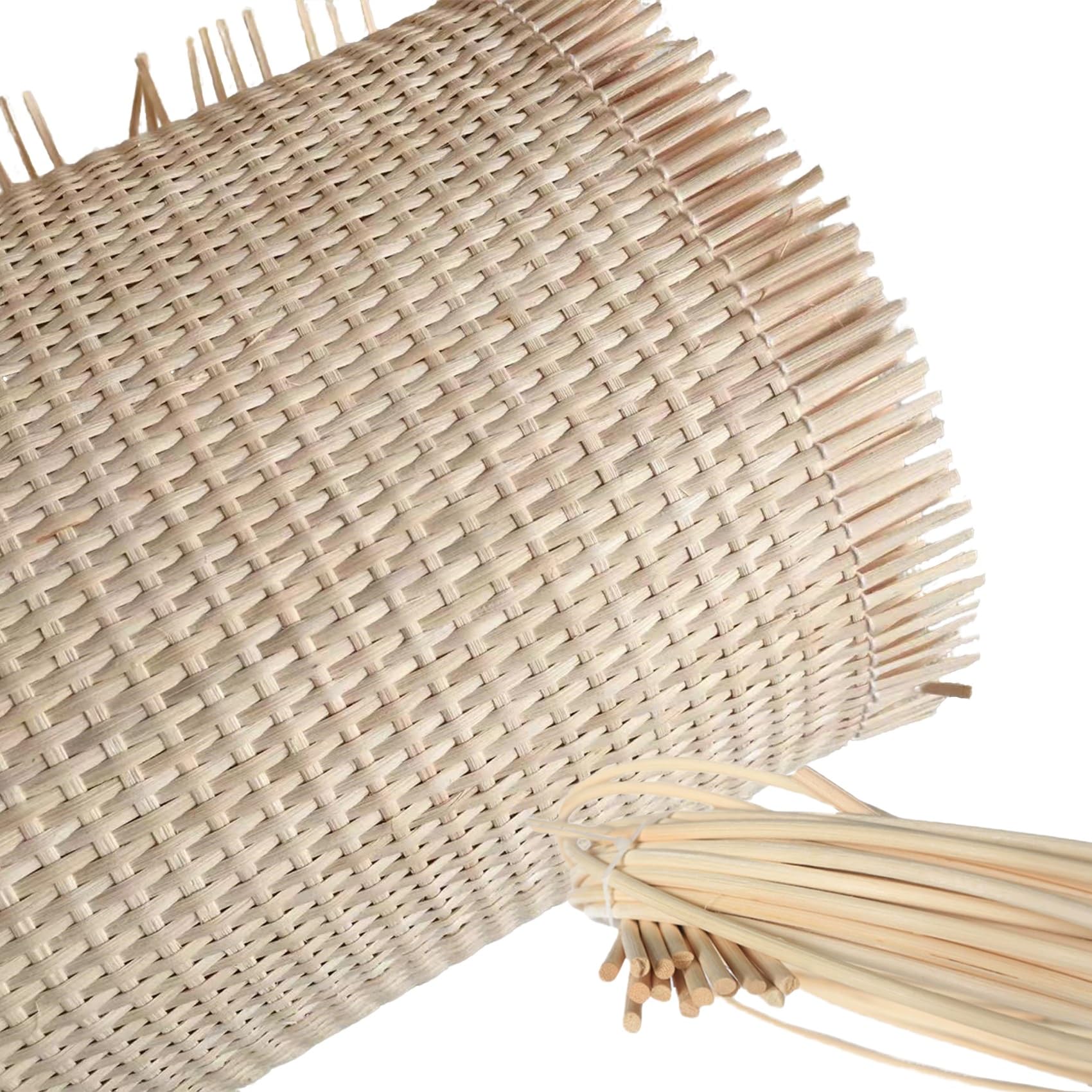 Rouleau de rotin naturel 40 cm pour cannage et rénovation de meuble