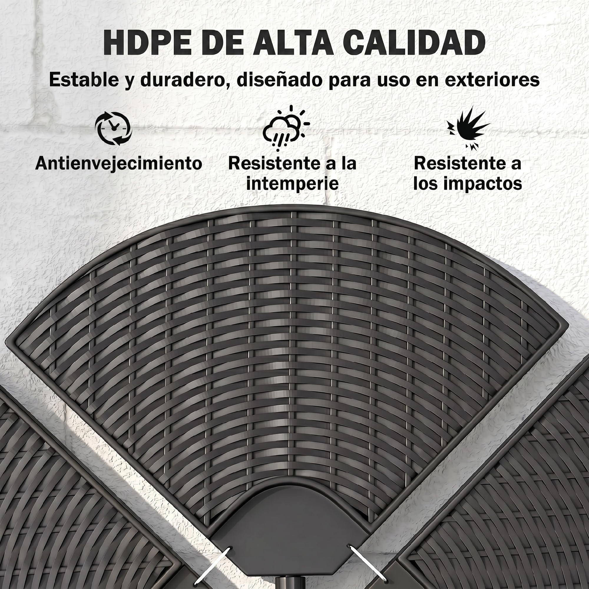Outsunny Base para Sombrilla de 4 Piezas Rellenable con Arena 68 kg Negro | Soporte para Parasol, o Agua 52 L, para Jardín Patio Terraza