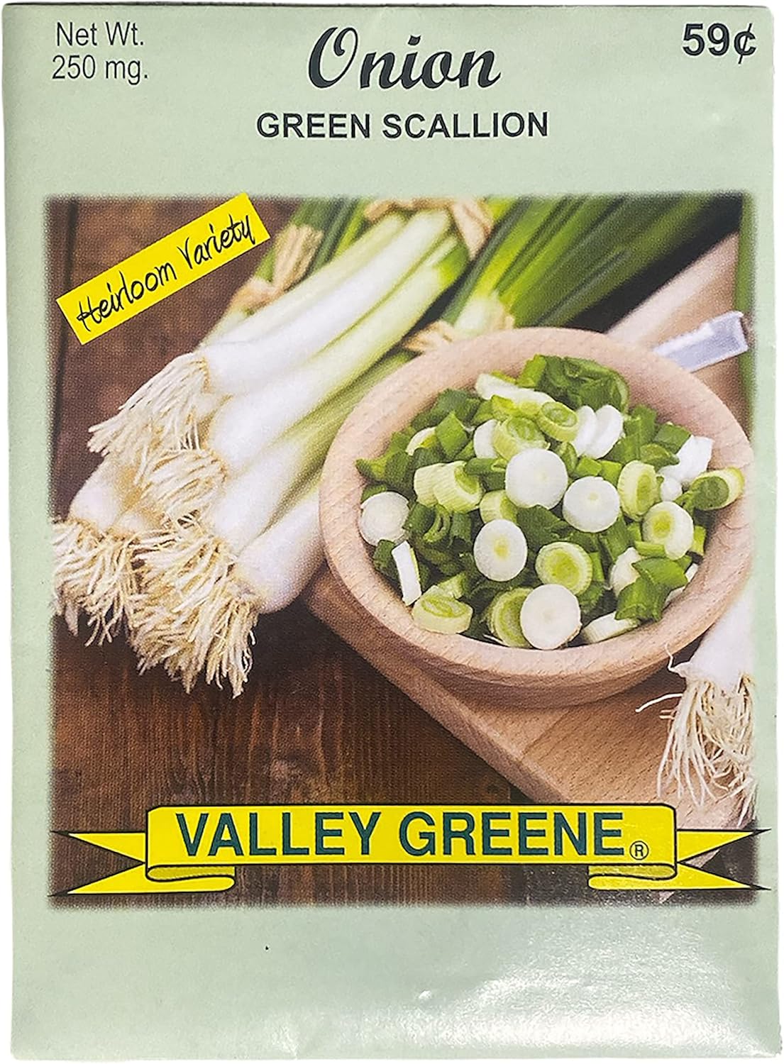 Set of [50] Vegetable Seed Packs - 100% GMO Free - Heirloom - Black Duck Brand (50, Onion- Green Scallion)