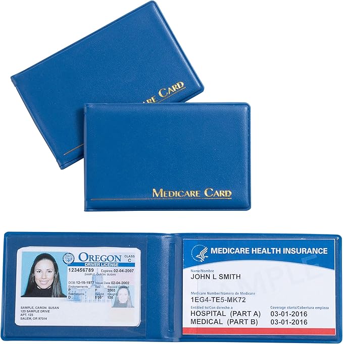 3Pack Medicare Card ID Holder Medicare Card Protector