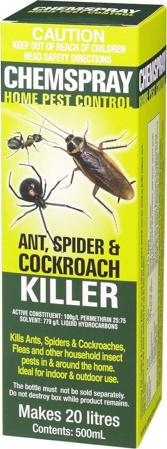 Amgrow Chemspray Ant Spider Cockroach Concentrate 500ml, Black (82015