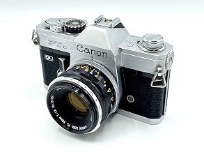 Canon FTb-QL Manual Focus SLR Camera With Canon 50mm f/1.8 FL Lens (Renewed)