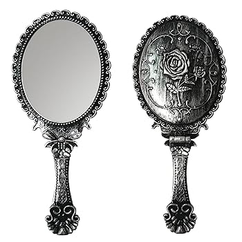 Amazon.co.jp: 手鏡 コンパクト ミラー おしゃれ バラ柄
