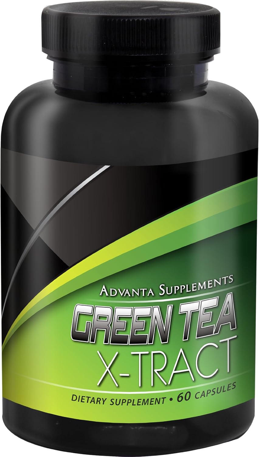 Advanta Supplements Green Tea Extract with Maximum Potency EGCG for Increased Metabolism