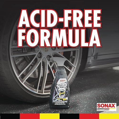 Vista 4 de SONAX Beast Wheel Cleaner Brake Dust Cleaner Color Changing Rim Cleaner Strong Wheel Cleaner Easy Wheel and Rim Cleaner Removes Baked On