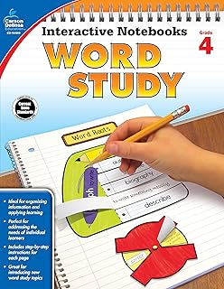 Carson Dellosa Interactive Notebooks Word Study, Grade 4 Resource Book