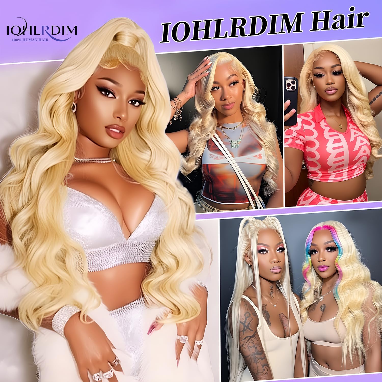 30 Inch 613 13x6 Lace Front Wig Human Hair 200 Density Blonde Body Wave Lace Front Wigs Human Hair Pre Plucked 613 HD Lace Frontal Wig 13x6 Blonde Glueless Wigs Human Hair for Women