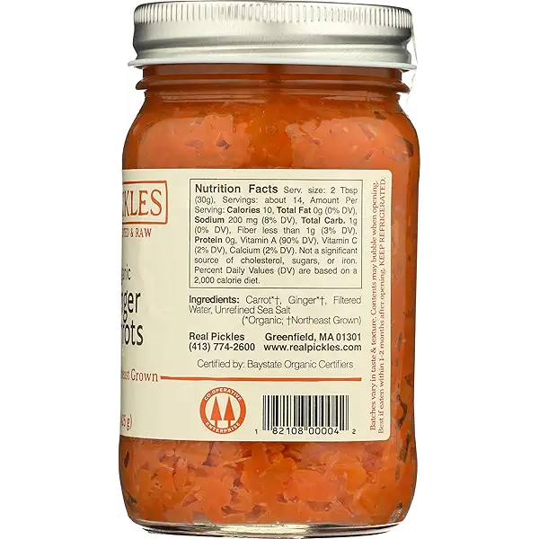 Carrots Ginger Organic, 15 Ounce 7
