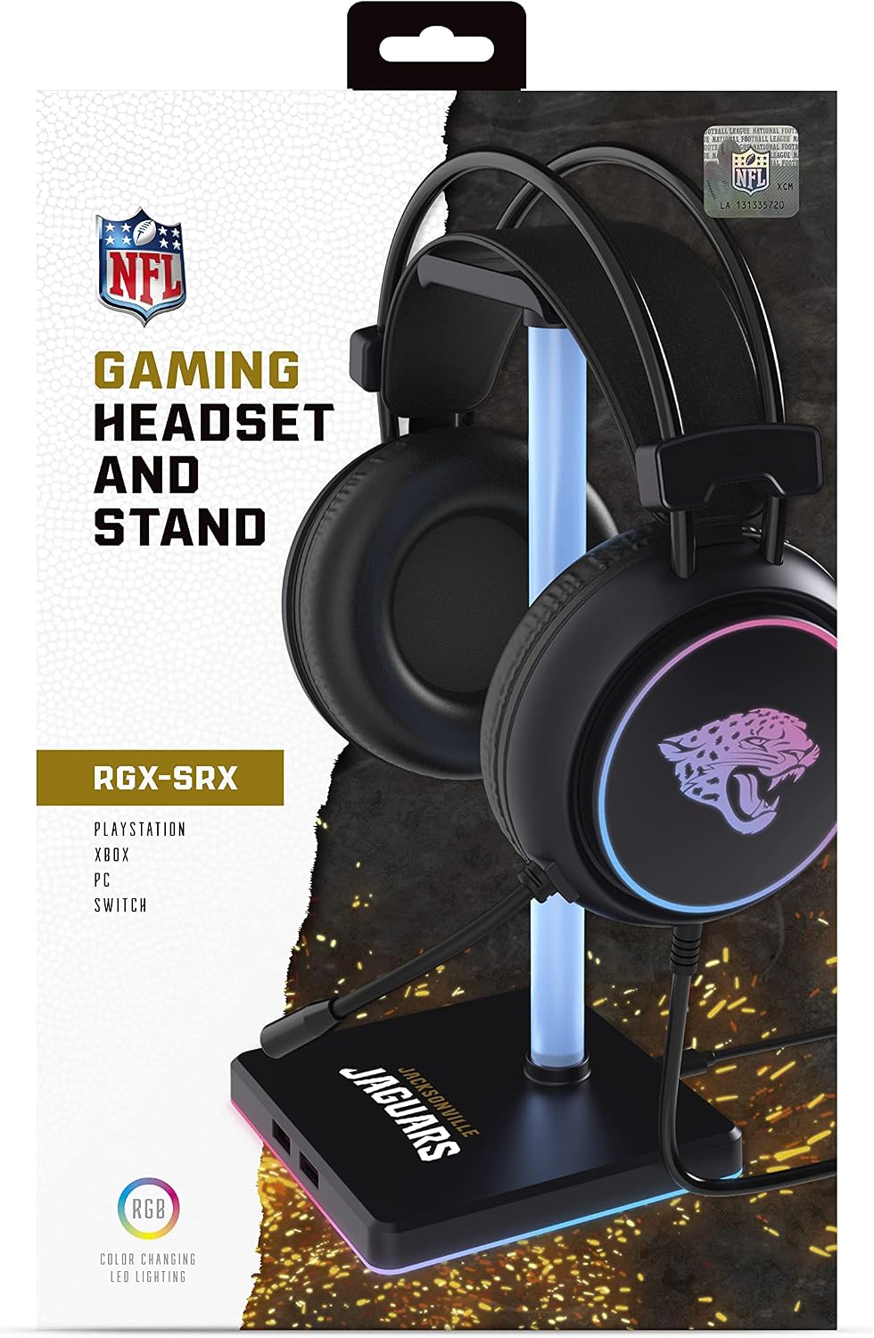 SOAR NFL LED Gaming Headset and Stand