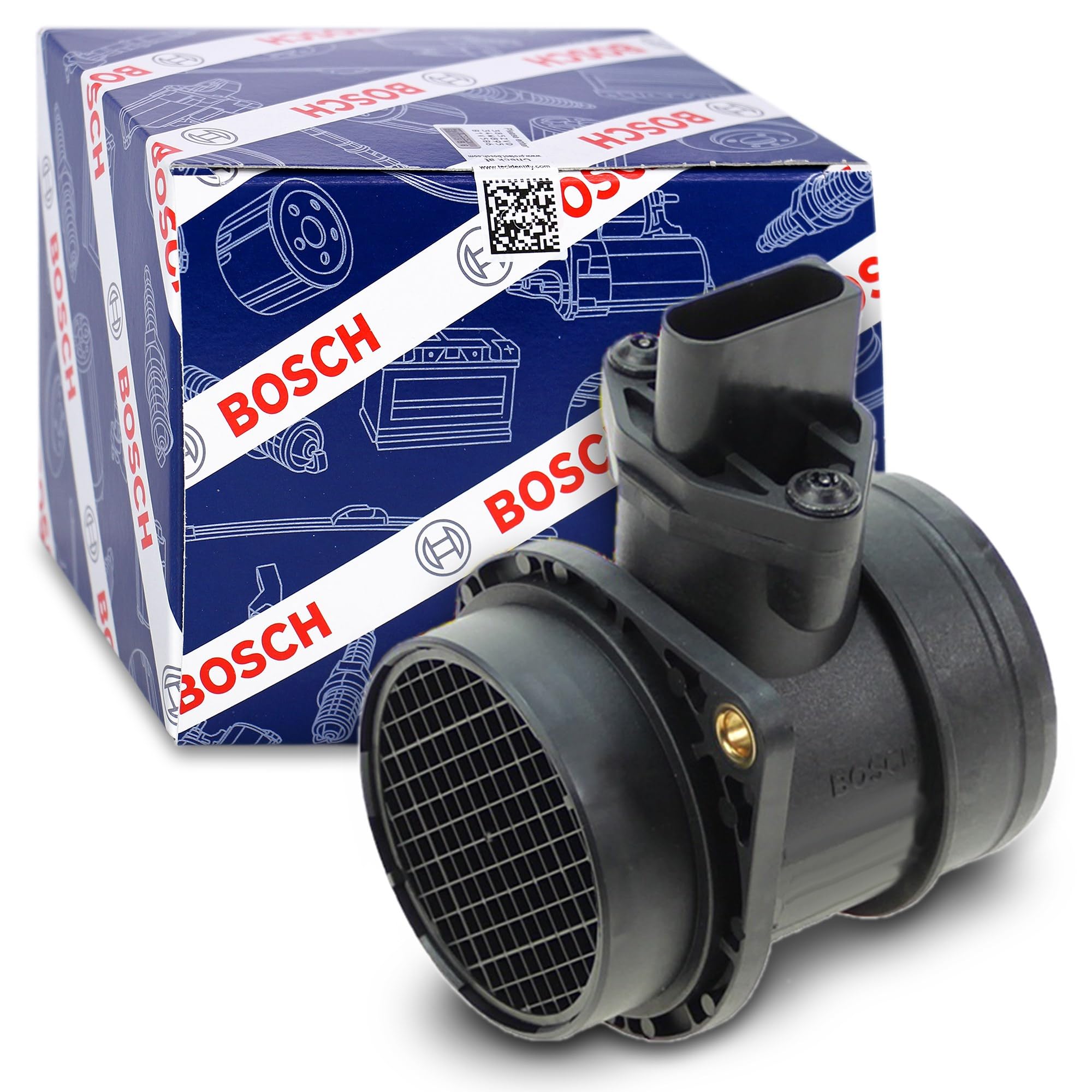 Air Mass Sensor fits ALFA ROMEO 156 932 1.9D 00 to 05 Flow Meter Genuine Bosch