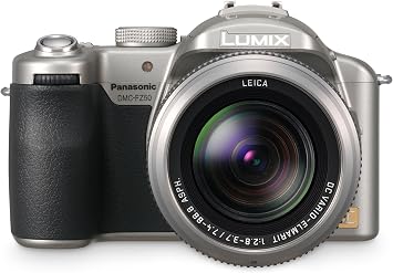 Panasonic DMC-FZ50S 10.1MP Digital Camera with 12x Optical Image Stabilized Zoom Silver